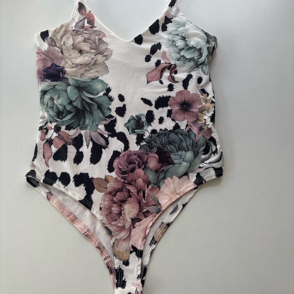 Gaze Multicolor Floral and Animal Print Kids Bodysuit